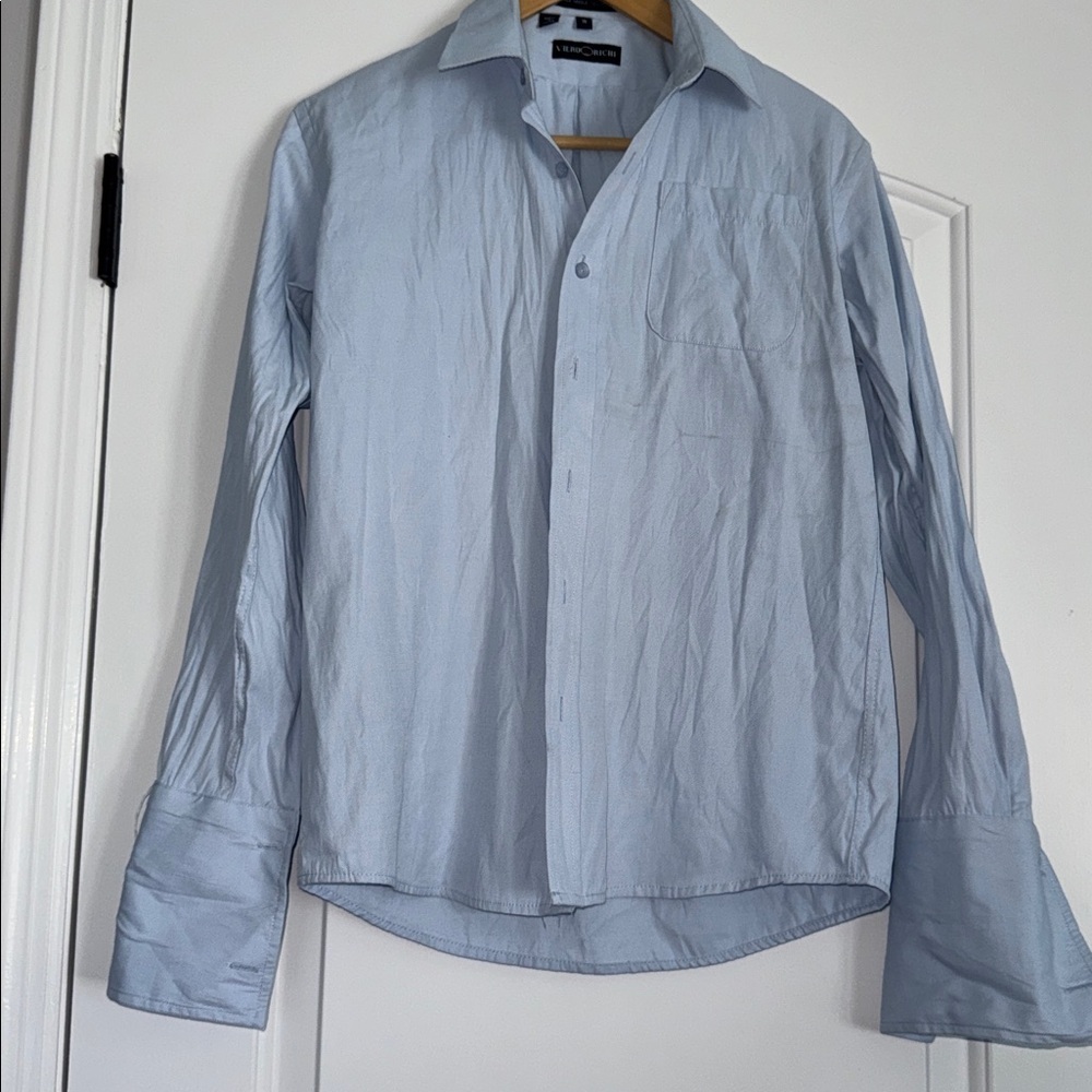 Viero Richi Blue Dress Shirt Size 16 Boys
